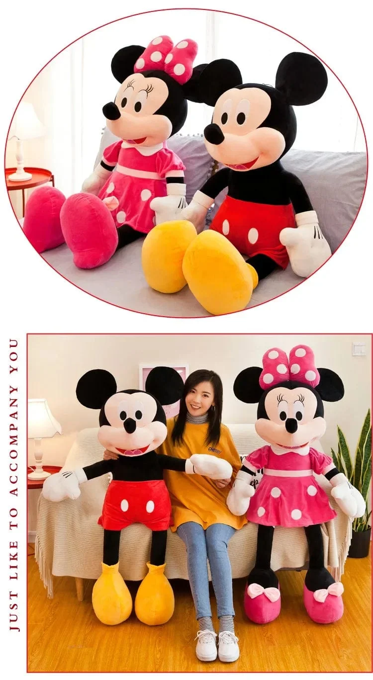20 cm Mickey Plüsch Disney Mickey Maus Minnie Daisy Plüschtier Gefüllte Puppe Mädchenspielzeug Geburtstag Weihnachtsgeschenke