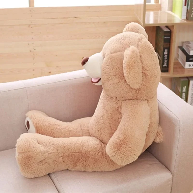 100-260 cm Billiges, ungefülltes, riesiges amerikanisches Bärenplüschtier, weiche Bärenhaut, Geburtstagsgeschenke zum Valentinstag für Mädchen, Kinderspielzeug