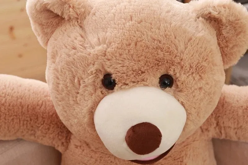 100-260 cm Billiges, ungefülltes, riesiges amerikanisches Bärenplüschtier, weiche Bärenhaut, Geburtstagsgeschenke zum Valentinstag für Mädchen, Kinderspielzeug