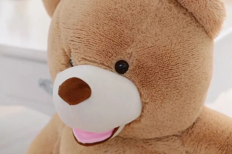100-260 cm Billiges, ungefülltes, riesiges amerikanisches Bärenplüschtier, weiche Bärenhaut, Geburtstagsgeschenke zum Valentinstag für Mädchen, Kinderspielzeug