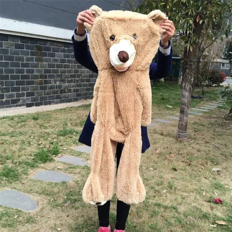100-260 cm Billiges, ungefülltes, riesiges amerikanisches Bärenplüschtier, weiche Bärenhaut, Geburtstagsgeschenke zum Valentinstag für Mädchen, Kinderspielzeug