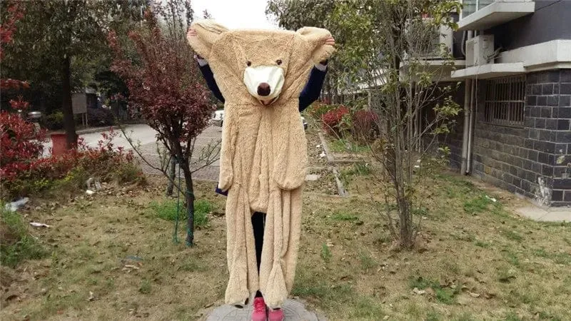 100-260 cm Billiges, ungefülltes, riesiges amerikanisches Bärenplüschtier, weiche Bärenhaut, Geburtstagsgeschenke zum Valentinstag für Mädchen, Kinderspielzeug