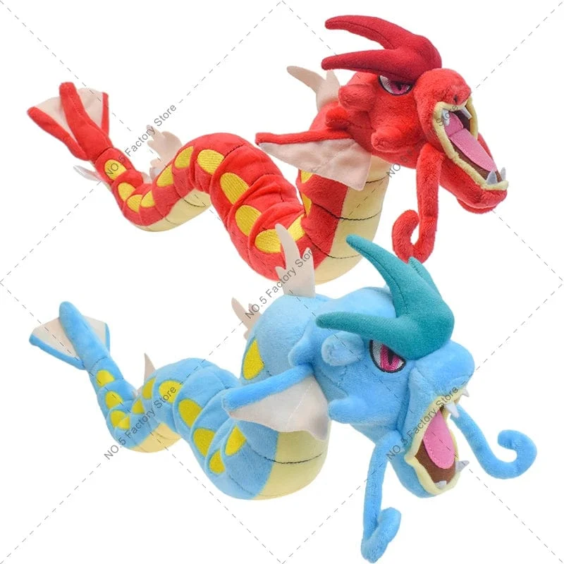 Pokemon Peluche Kawaii Shiny Gyarados Plüsch Puppe Magikarp Evolution Stofftier Spielzeug Geburtstag Festival Geschenk für Kinder