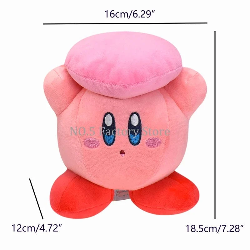 Kawaii Star Kirby Plüschpuppe Herz Kirby Hochwertiger Cartoon Plüschspielzeug für Kinder Weihnachten Geburtstag Tolles Geschenk
