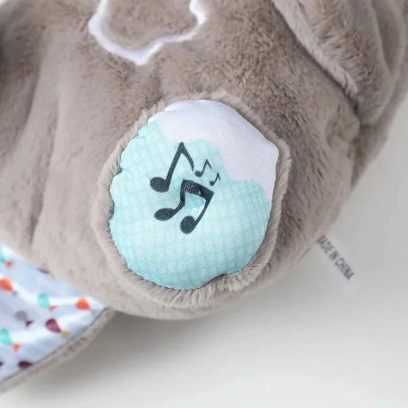 Atmender Bär, beruhigender Otter für Babys, Plüschpuppe, Spielzeug, beruhigende Musik für Babys, Schlafbegleiter, Ton und Licht, Puppenspielzeug, Geschenk