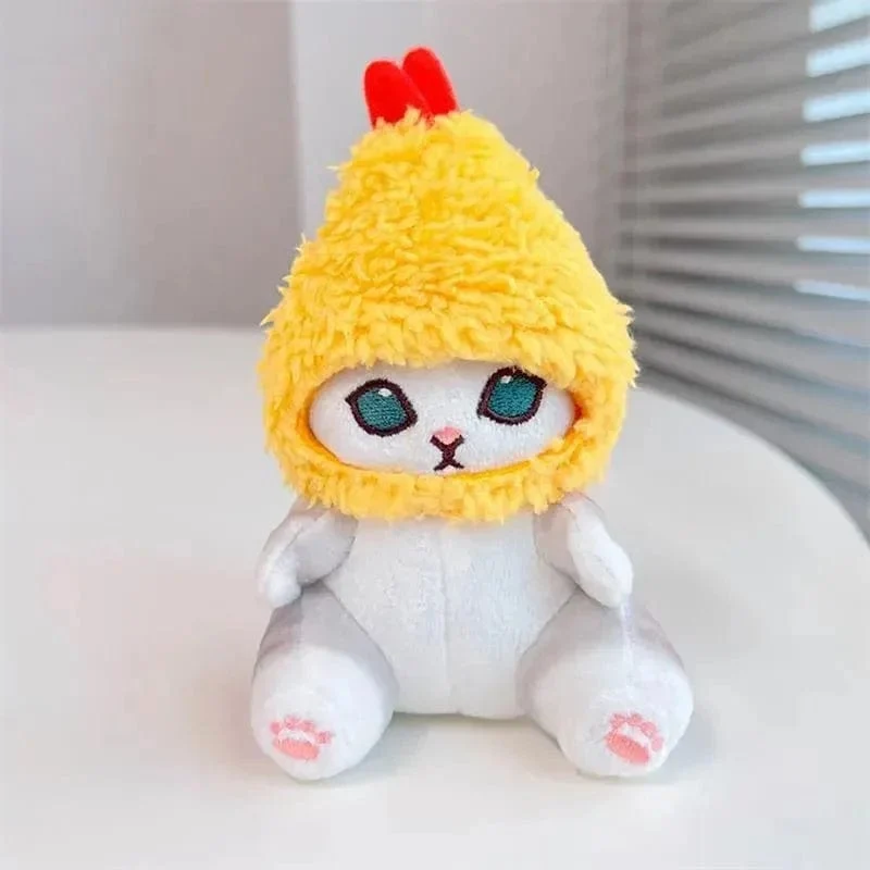 13cm Kawaii Mofusand Anime Hobby Tempura Gebratene Garnelen Hai Katze Cartoon Niedlichen Plüsch Puppe Anhänger Tasche Anhänger Geschenk für Freundin