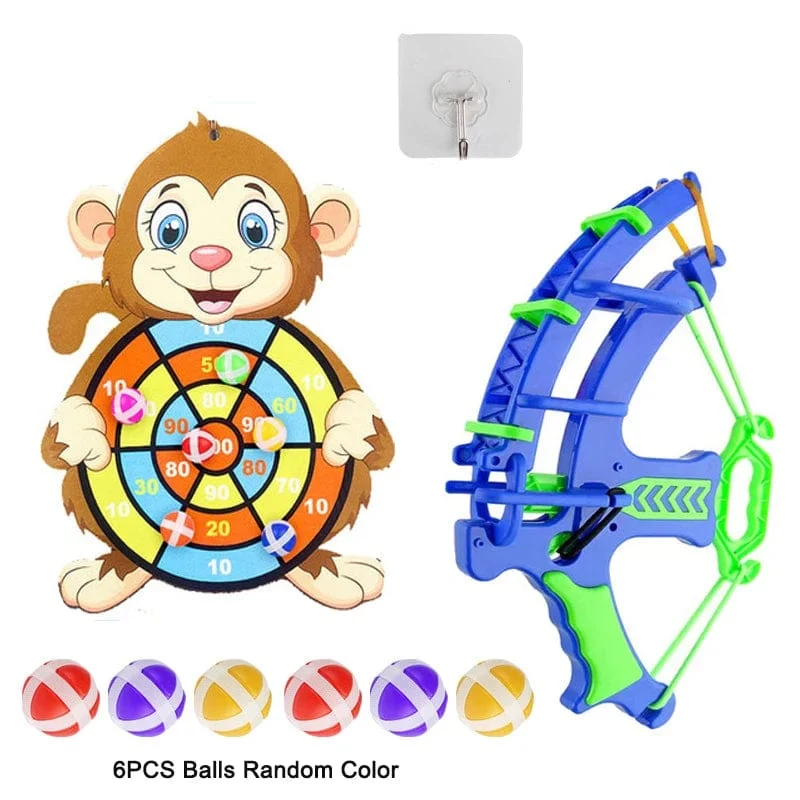 Kinder-Lernspiele Dartscheibe Babyspielzeug Stickey Ball Dart Indoor-Sport Kind Montessori-Spiele für Kinder von 3 bis 7 Jahren