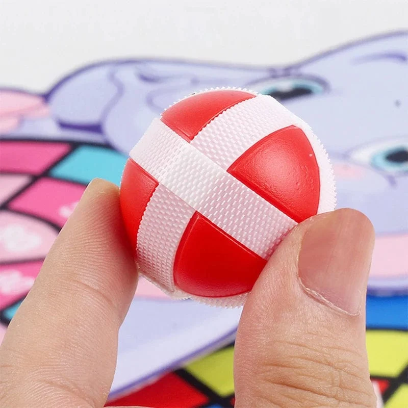 Kinder-Lernspiele Dartscheibe Babyspielzeug Stickey Ball Dart Indoor-Sport Kind Montessori-Spiele für Kinder von 3 bis 7 Jahren
