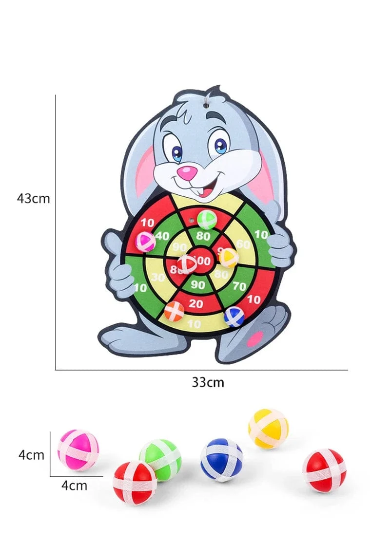 Kinder-Lernspiele Dartscheibe Babyspielzeug Stickey Ball Dart Indoor-Sport Kind Montessori-Spiele für Kinder von 3 bis 7 Jahren