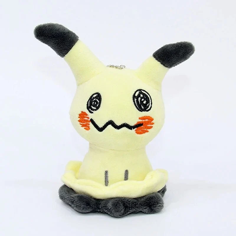 10cm Anime Pokemon süße Mimikyu Schlüsselanhänger Plüsch Pikachu Gengar Cartoon Spielzeug weiches Stofftier Spielzeug Puppe Geschenk