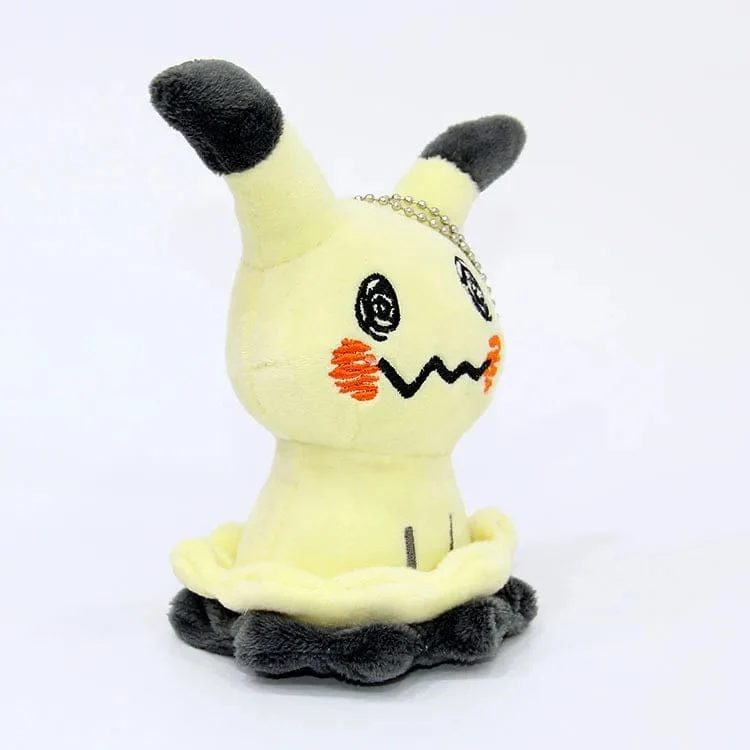 10cm Anime Pokemon süße Mimikyu Schlüsselanhänger Plüsch Pikachu Gengar Cartoon Spielzeug weiches Stofftier Spielzeug Puppe Geschenk