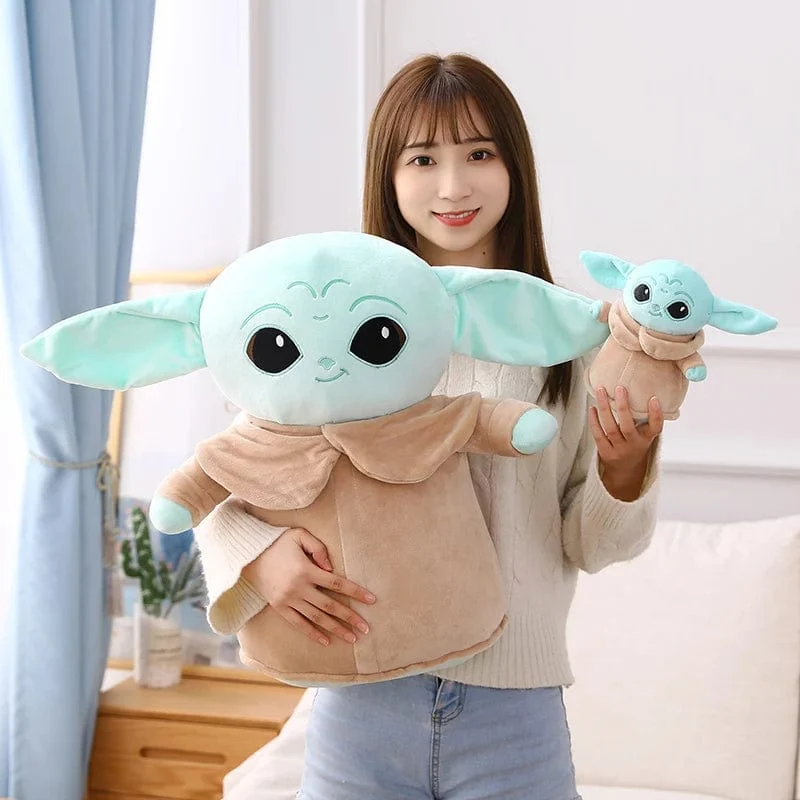 Disney Star Wars Anime Yoda Plüsch Grogu Mandalorianer Figur Yoda Baby Peluche Puppen Angefüllte Cartoon Yoda Modell Kinderspielzeug Geschenke