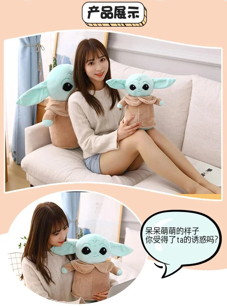 Disney Star Wars Anime Yoda Plüsch Grogu Mandalorianer Figur Yoda Baby Peluche Puppen Angefüllte Cartoon Yoda Modell Kinderspielzeug Geschenke