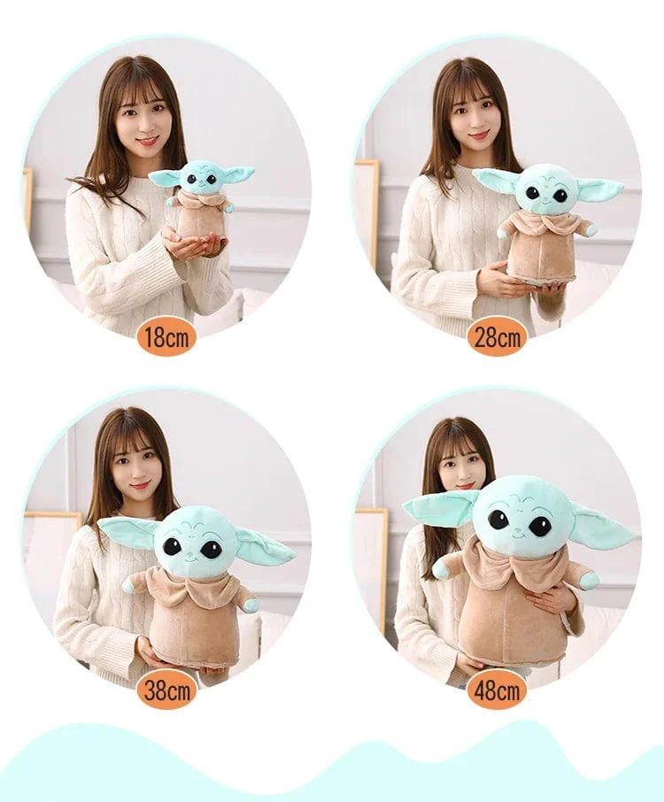 Disney Star Wars Anime Yoda Plüsch Grogu Mandalorianer Figur Yoda Baby Peluche Puppen Angefüllte Cartoon Yoda Modell Kinderspielzeug Geschenke
