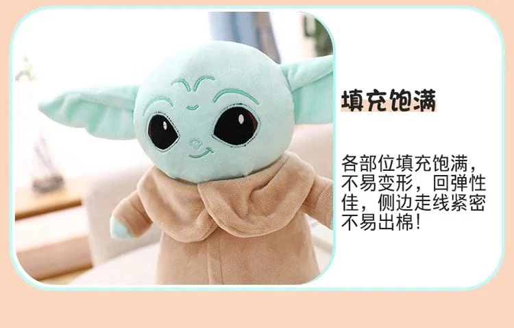 Disney Star Wars Anime Yoda Plüsch Grogu Mandalorianer Figur Yoda Baby Peluche Puppen Angefüllte Cartoon Yoda Modell Kinderspielzeug Geschenke