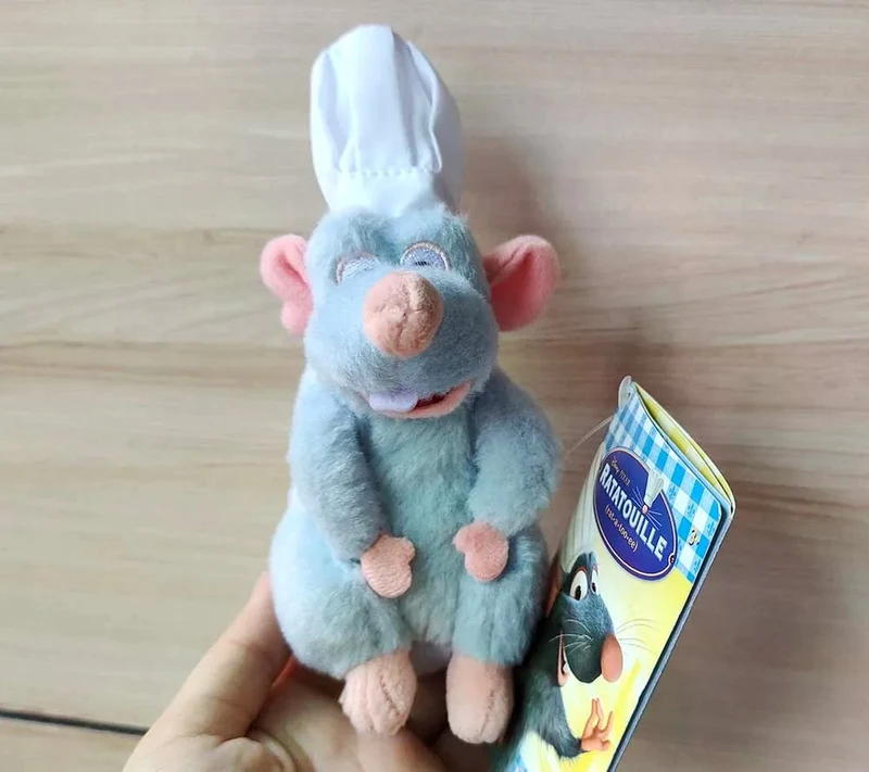 Authentisches Ratatouille Chef Remy magnetisches Schulter-Plüschtier Neu