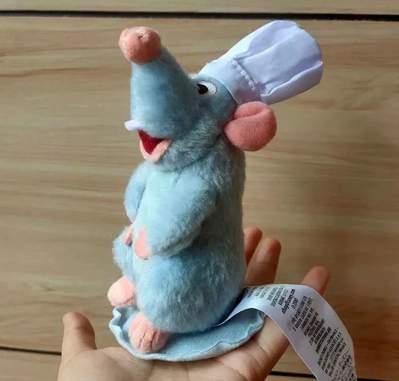 Authentisches Ratatouille Chef Remy magnetisches Schulter-Plüschtier Neu