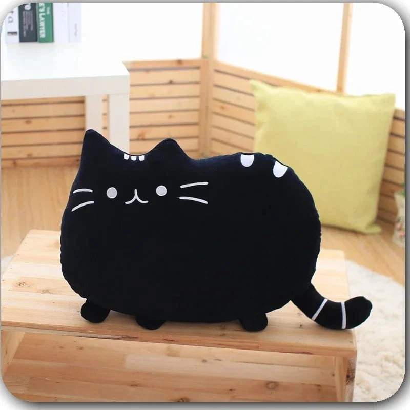 Süßes Keks-Katzen-Kissen, weiches Plüsch, Büro-Nickerchen-Kissen, Spielzeug, gefülltes Pausenbett, Schlafkissen, Heimdekoration, Geschenk, Puppe, Kinder