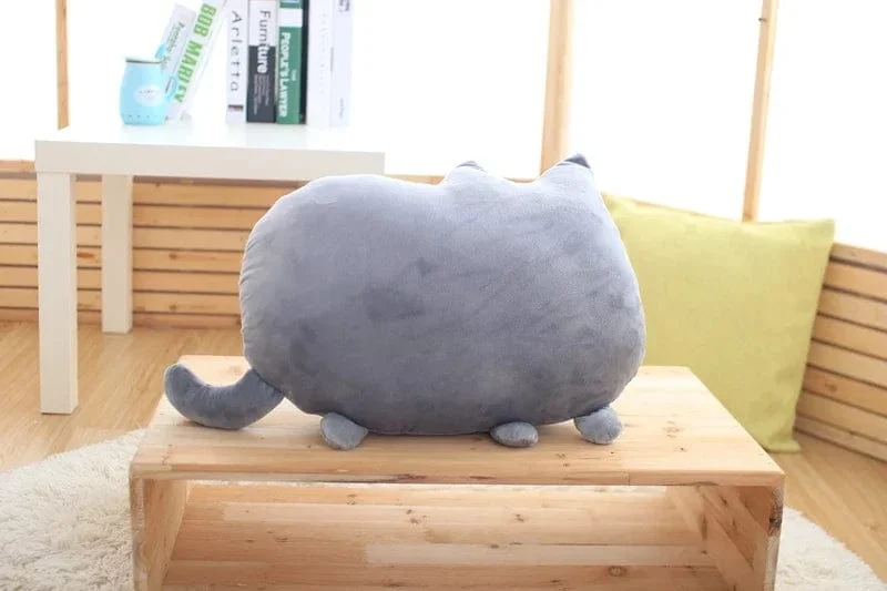Süßes Keks-Katzen-Kissen, weiches Plüsch, Büro-Nickerchen-Kissen, Spielzeug, gefülltes Pausenbett, Schlafkissen, Heimdekoration, Geschenk, Puppe, Kinder