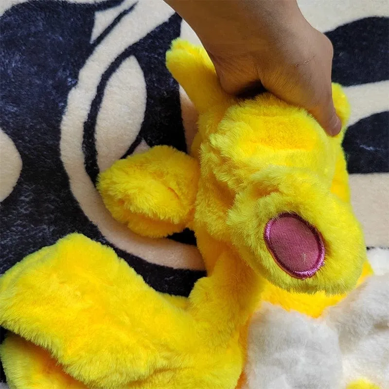Riesiges Vaporeon Pokemon Jolteon Anime Plüschspielzeug Großes Pokémon Plüschtier Kawaii Halbfertiges Lederholsterkissen Geschenk für Kinder