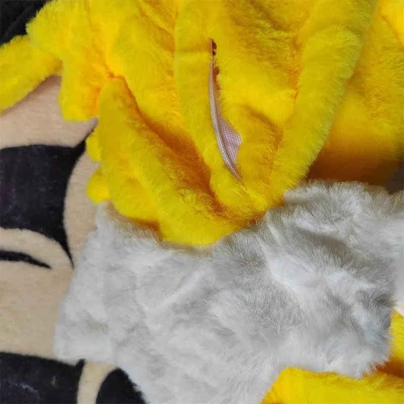 Riesiges Vaporeon Pokemon Jolteon Anime Plüschspielzeug Großes Pokémon Plüschtier Kawaii Halbfertiges Lederholsterkissen Geschenk für Kinder