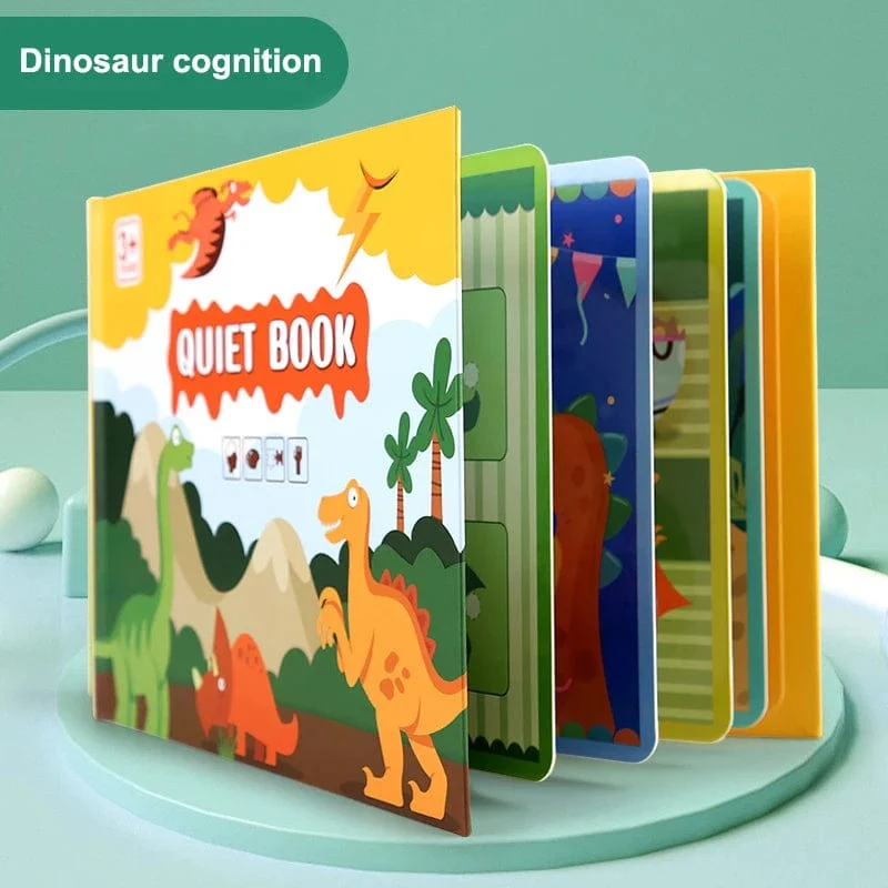 Ruhiges Beschäftigungsbuch für Babys, Montessori-Material, Spielzeug, Aufkleberpaste, Matching-Spiel, Kleinkind-Erkenntnis-Spielzeugbuch, Kinder, frühes Lernspielzeug