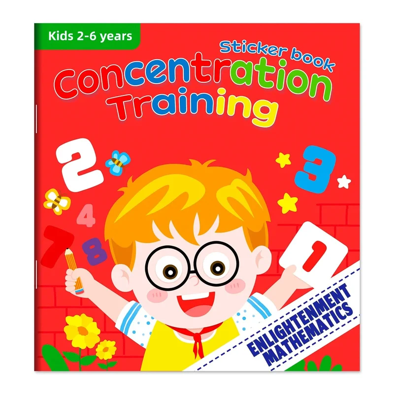 Kreatives Stickerbuch-Spiel Montessori Wiederverwendbar Mehrere Szenarien Cartoon DIY Puzzle Pädagogisches Lernspielzeug Klassisches Spielzeug für Kinder