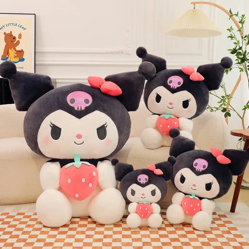 Sanrio Cartoon Kuromi My Melody Cinnamoroll Pochacco Pompom Purin Erdbeere Süße Umarmung Plüsch Puppe Spielzeug Für Kinder Überraschung Geschenk