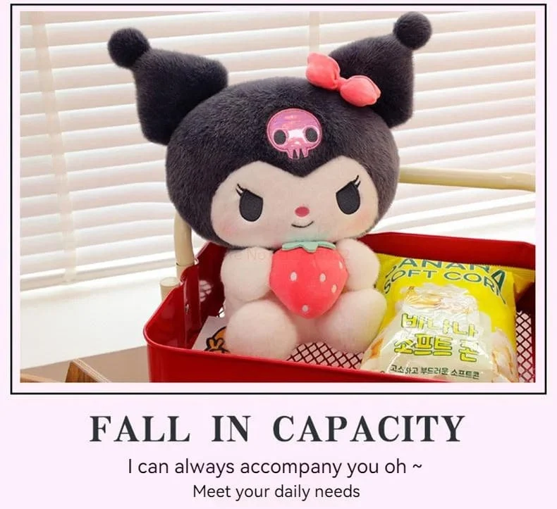 Sanrio Cartoon Kuromi My Melody Cinnamoroll Pochacco Pompom Purin Erdbeere Süße Umarmung Plüsch Puppe Spielzeug Für Kinder Überraschung Geschenk