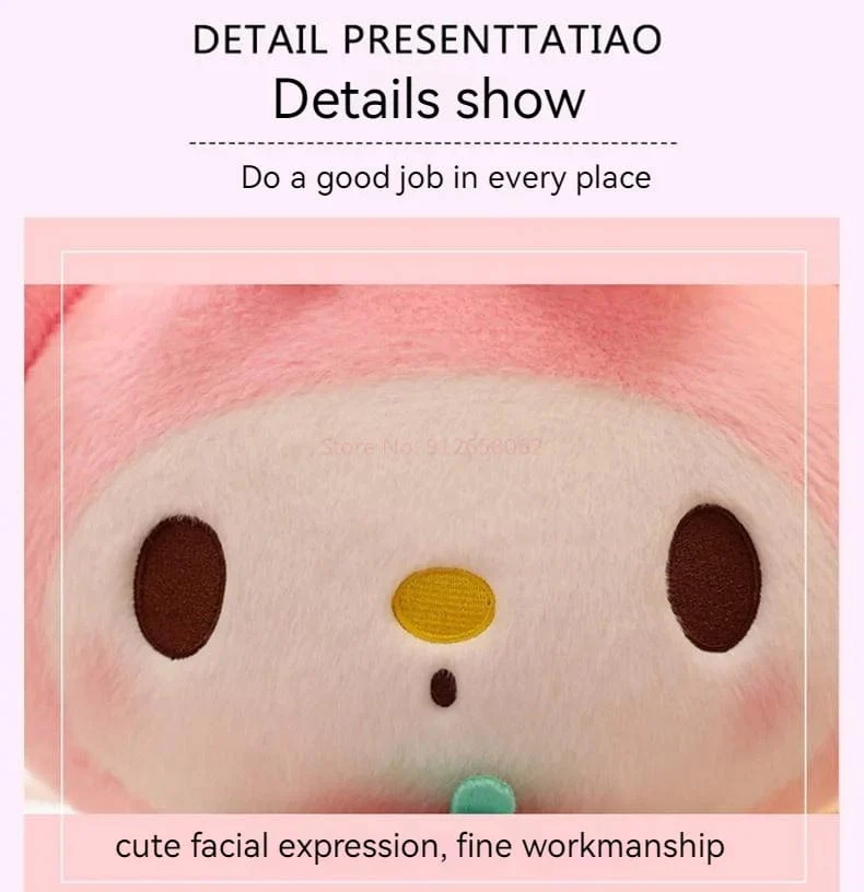 Sanrio Cartoon Kuromi My Melody Cinnamoroll Pochacco Pompom Purin Erdbeere Süße Umarmung Plüsch Puppe Spielzeug Für Kinder Überraschung Geschenk