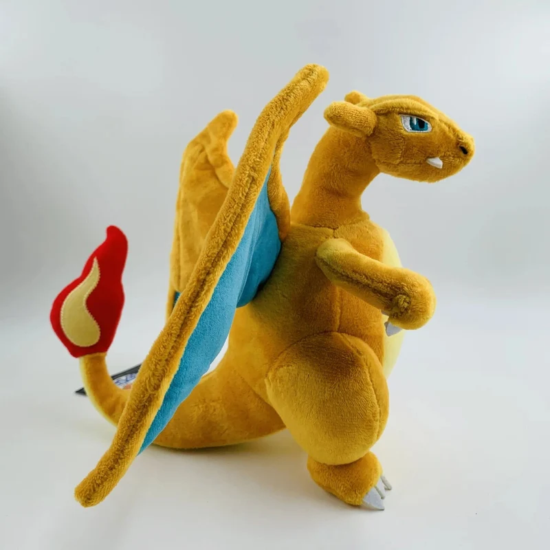 25CM Charizard Plüsch Spielzeug Pokemon Feuer Typ Drache Anime Weiche Stofftier Peluche Puppe Spielzeug Geschenke