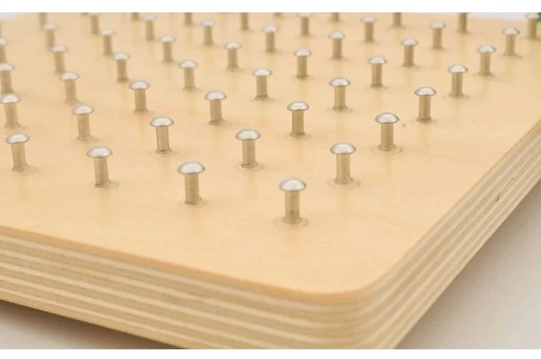 Montessori Geometrie Mathematik Lehrmittel Für Kinder Form Pegboard Puzzle Spiel Frühen Kindheit Pädagogisches Holz Spielzeug Geschenke