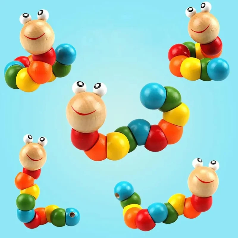 Montessori Holzspielzeug für Babys 1 2 3 Jahre Junge Mädchen Geschenk Baby Entwicklungsspiele Holzpuzzle für Kinder Pädagogisches Lernspielzeug