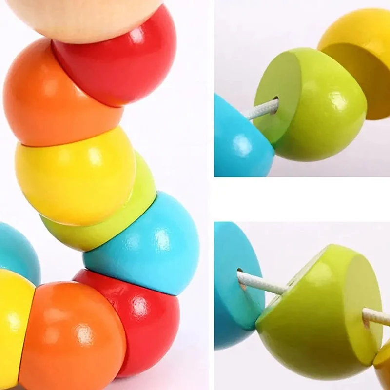 Montessori Holzspielzeug für Babys 1 2 3 Jahre Junge Mädchen Geschenk Baby Entwicklungsspiele Holzpuzzle für Kinder Pädagogisches Lernspielzeug