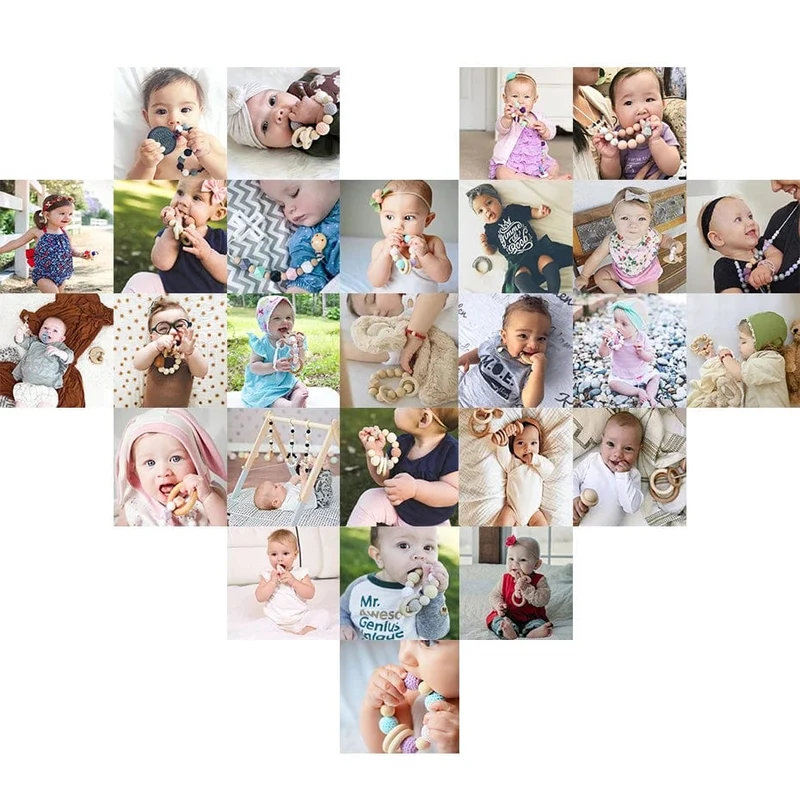 Holz Mode Kamera Baby Spielzeug Anhänger Baby Block Montessori Spielzeug für Kinder Holz DIY Präsentiert Pflege Geschenk Outdoor Spielzeug