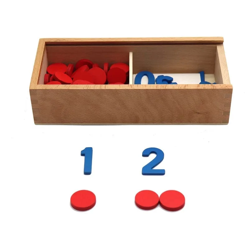 Kinder Holz Montessori Kognitiven Karten Anzahl Zählen Mathe Spiel Pädagogisches Spielzeug Für Kinder Frühen Kindheit Vorschule Ausbildung