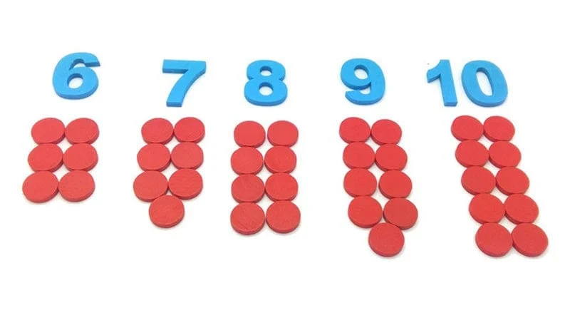 Kinder Holz Montessori Kognitiven Karten Anzahl Zählen Mathe Spiel Pädagogisches Spielzeug Für Kinder Frühen Kindheit Vorschule Ausbildung