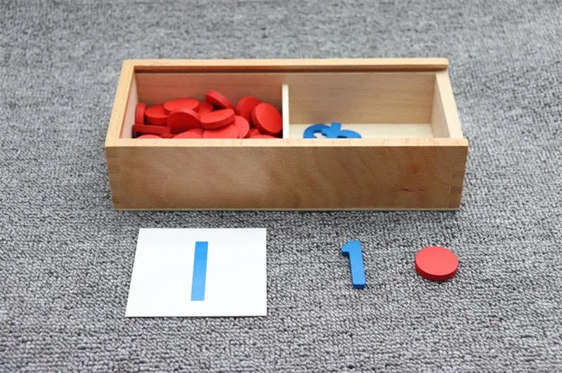 Kinder Holz Montessori Kognitiven Karten Anzahl Zählen Mathe Spiel Pädagogisches Spielzeug Für Kinder Frühen Kindheit Vorschule Ausbildung