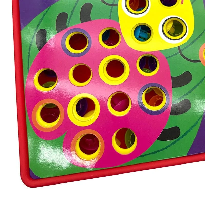 Neu Pilz Nagel DIY Cartoon Handgemachte Spielzeug kinder Montessori Pädagogisches Spielzeug Intelligente 3D Puzzle