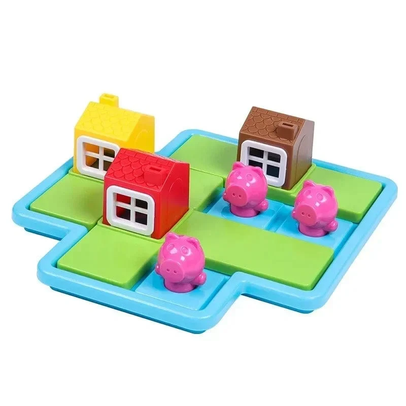 Rotkäppchen Smart Hide & Seek Montessori Brettspiele mit Lösung Geschicklichkeitsaufbau Puzzlespiel Spielzeug Kinder Geschenk