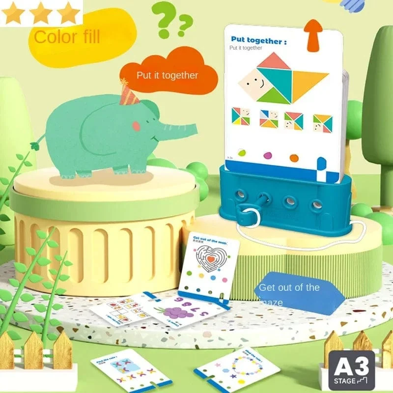 Kinder Montessori Puzzle Spielzeug Logisches Denken Training Entsperren Spiel Baby Kognition Lock Pick Frühes pädagogisches Geschenk für Kinder