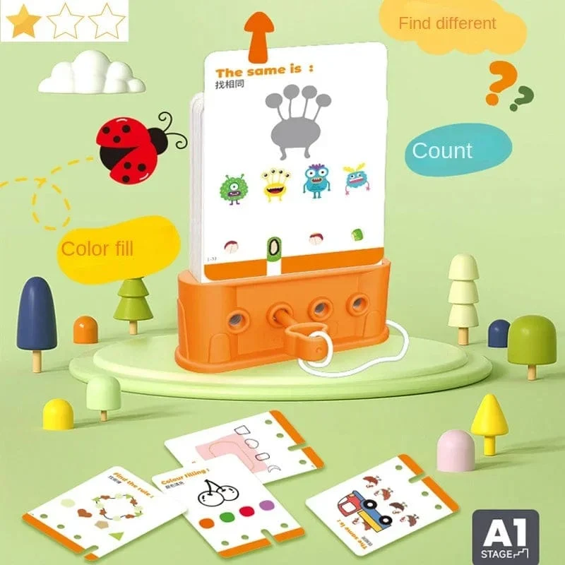 Kinder Montessori Puzzle Spielzeug Logisches Denken Training Entsperren Spiel Baby Kognition Lock Pick Frühes pädagogisches Geschenk für Kinder