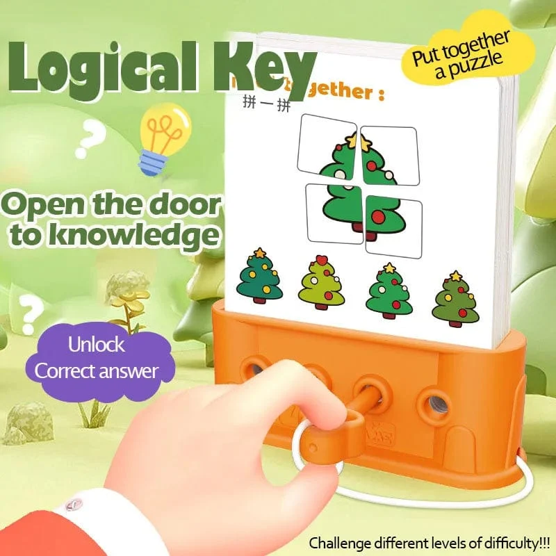 Kinder Montessori Puzzle Spielzeug Logisches Denken Training Entsperren Spiel Baby Kognition Lock Pick Frühes pädagogisches Geschenk für Kinder