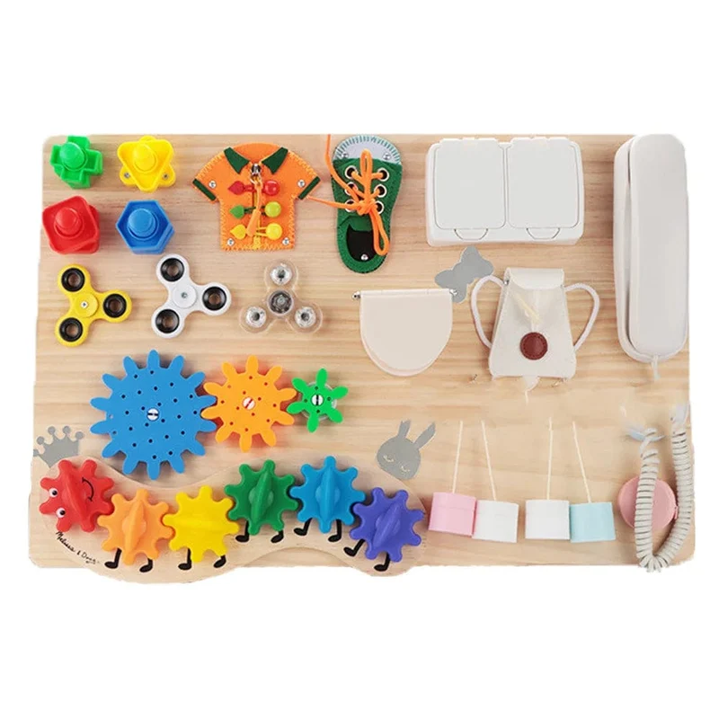 Busy Board Zubehör Montessori Aktivität Bord Komponenten Baby Leben Fähigkeiten Ausbildung Frühen Bildung Spielzeug DIY Busy Bord
