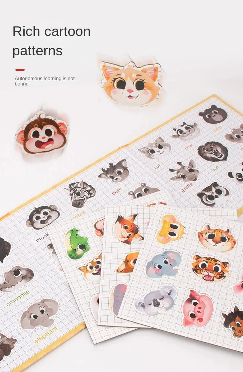 Tiere Puzzle Magnete Bücher Montessori Spielzeug für Kinder Lernen Bildungs ​​Baby Spielzeug Magnetische Buch Puzzles Spiel