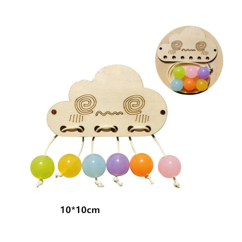 Beschäftigt Bord DIY Montessori Spielzeug Schloss Mobile Kinder Holz Chips Geschicklichkeit Training Eltern-Kind Spiel Puzzle Intelligenz Entwicklung