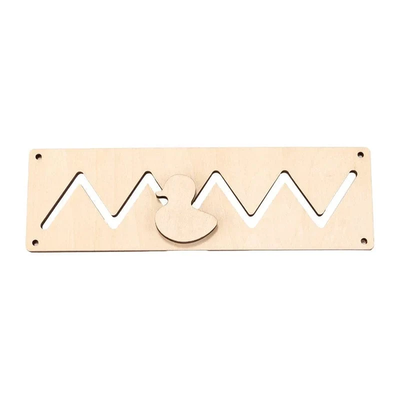 Beschäftigt Bord DIY Montessori Spielzeug Schloss Mobile Kinder Holz Chips Geschicklichkeit Training Eltern-Kind Spiel Puzzle Intelligenz Entwicklung