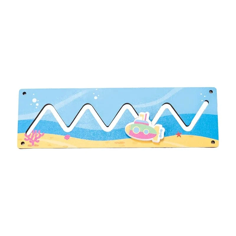 Beschäftigt Bord DIY Montessori Spielzeug Schloss Mobile Kinder Holz Chips Geschicklichkeit Training Eltern-Kind Spiel Puzzle Intelligenz Entwicklung