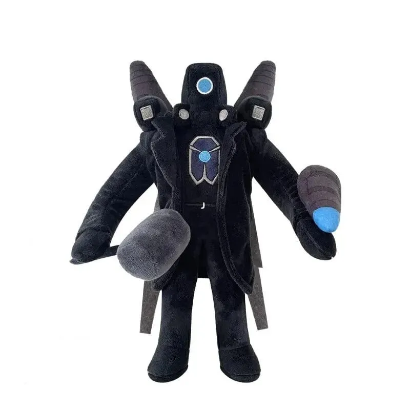 Skibidi Toilet Titans Drill Man Upgrade TV-Mann Frau Kameramann Drillman Speakerman Uhr Speaker Man Plüsch Stoffpuppe Stofftier