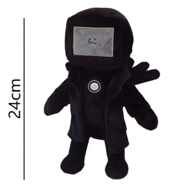 Skibidi Toilet Titans Drill Man Upgrade TV-Mann Frau Kameramann Drillman Speakerman Uhr Speaker Man Plüsch Stoffpuppe Stofftier
